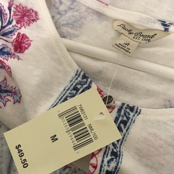 Cute lucky brand shirt NWT - Picture 2 of 2